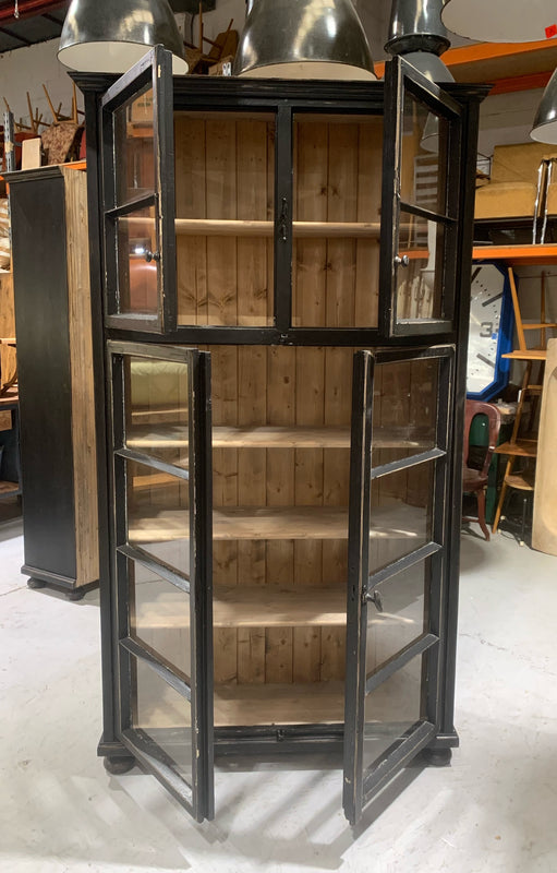 Dutch  Wooden  Display Cabinet #4861