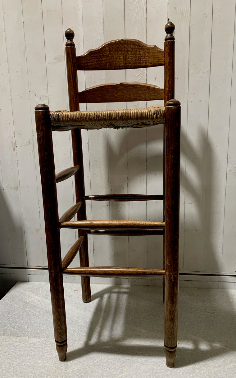 Vintage Ladder Back Bar Stool #4879 Byron