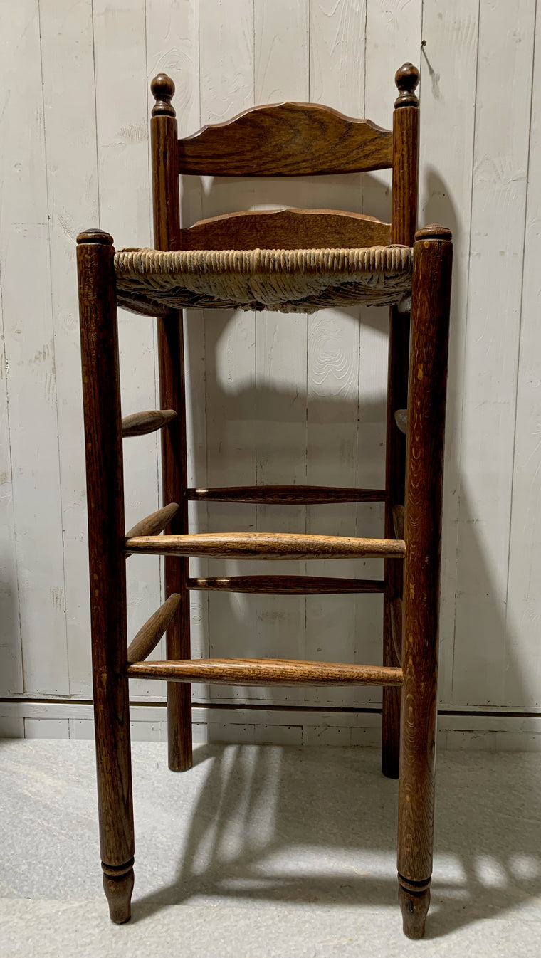 Vintage Ladder Back Bar Stool #4881 Byron