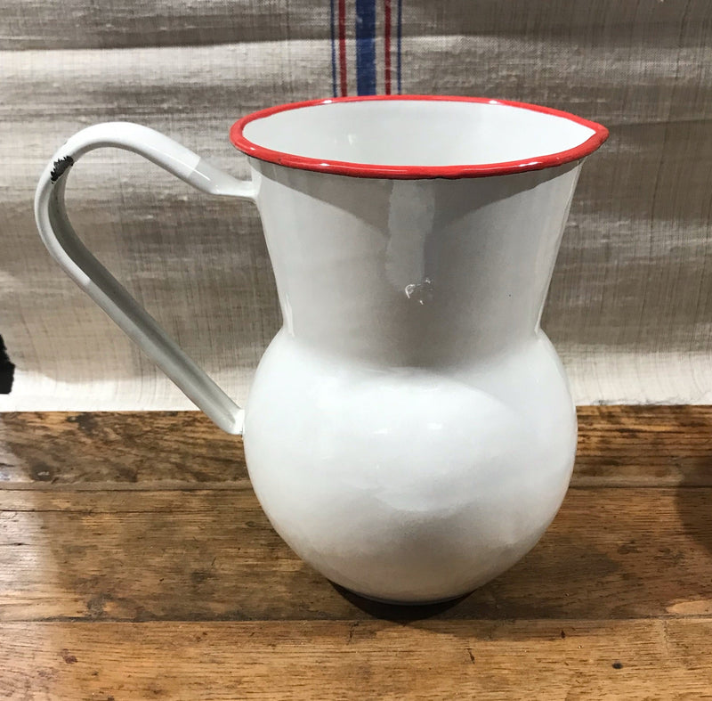 Old Stock (Never Used) European Enamel Pitcher #5637  Byron
