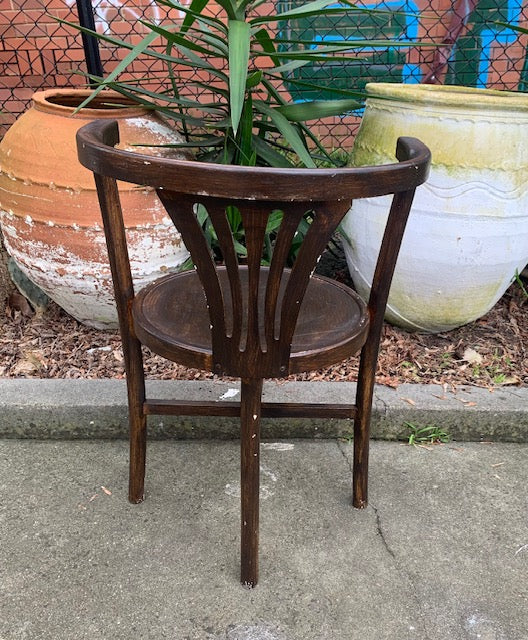 Vintage Original Thonet  Bentwood  "Captain" Chair #4976