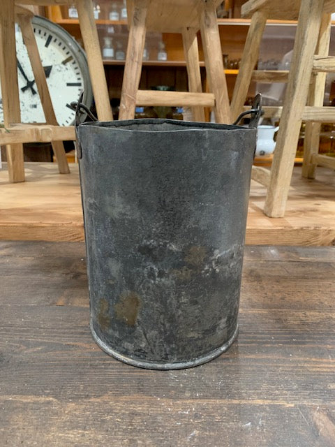 Vintage  Galvanised Bucket Planter #5006  Byron