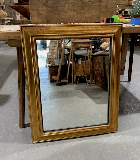 Vintage Wood Mirror - Gold  #5136
