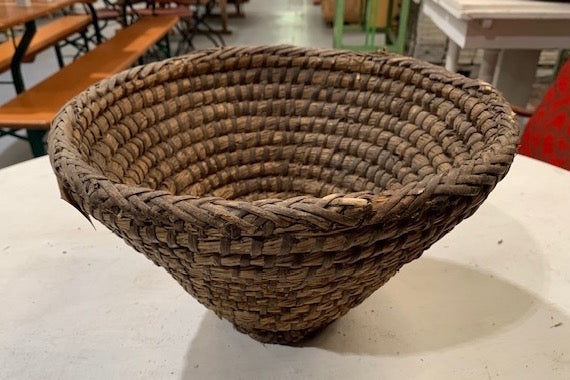 Rustic European Woven  Basket #5726