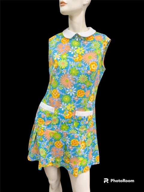 1960 / 70s Dress #R29 FREE  AUS POSTAGE