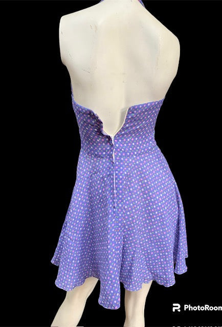 1960 / 70s Halterneck Dress #R33 FREE  AUS POSTAGE