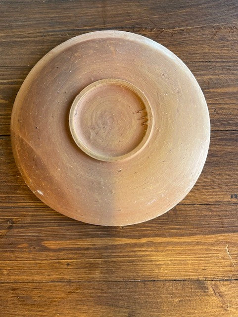 CERAMIC PLATE PRAIRIE - UNGLAZED