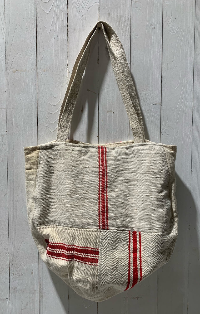 Linen Shoulder Bag  #4785
