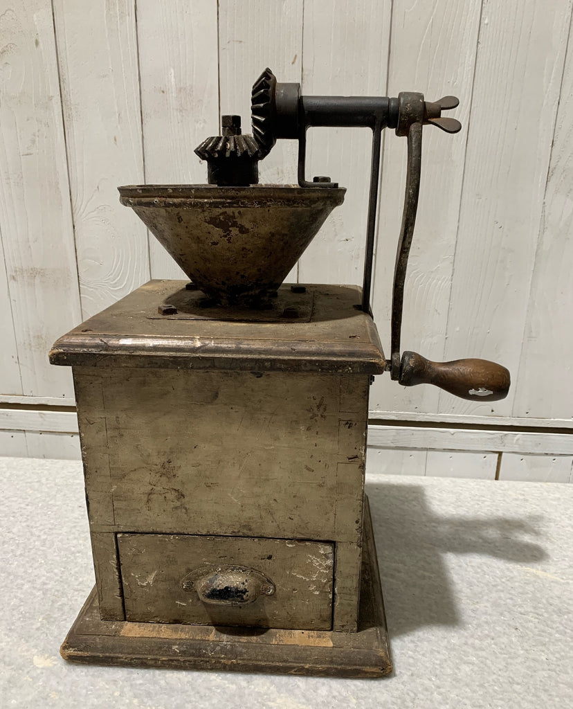 Vintage Rustic European Coffee Grinder 4825 Fossil Vintage Australia