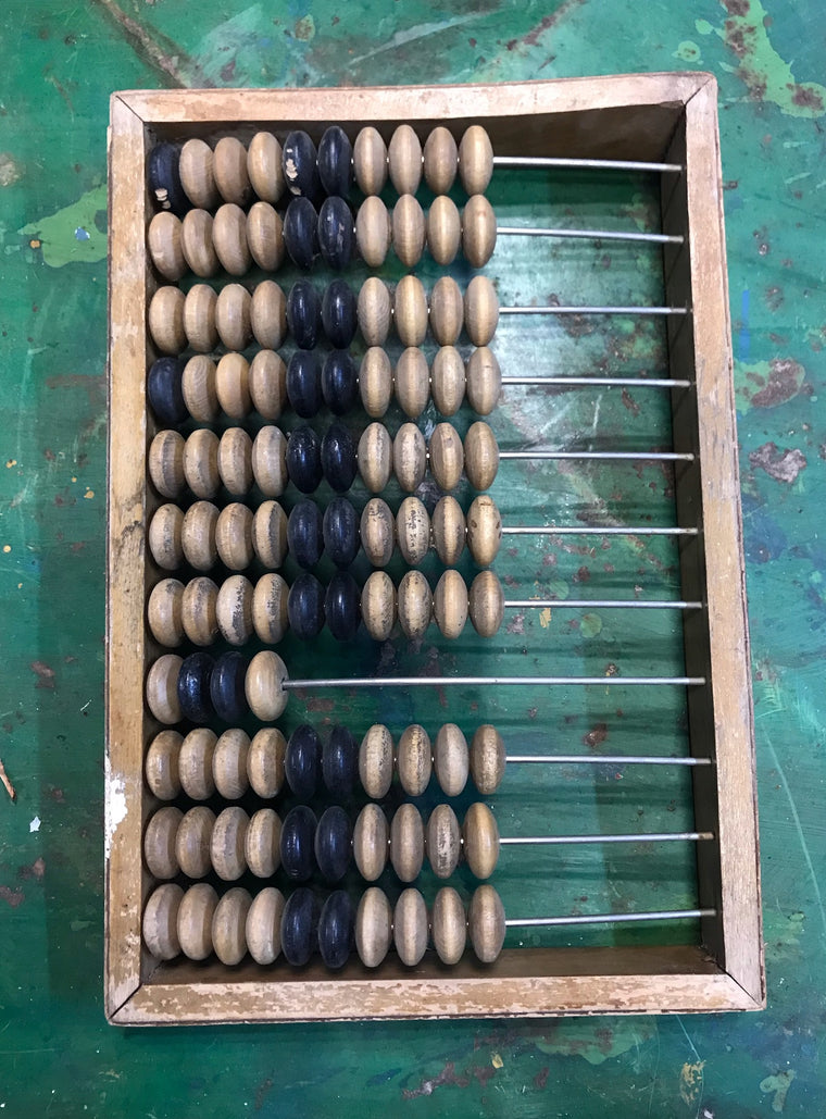 Vintage European Abacus #3919b