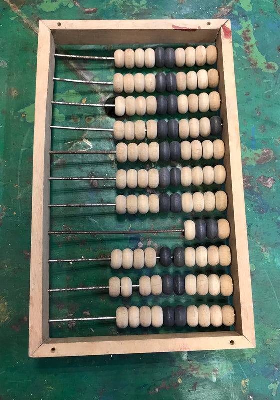 Vintage European Abacus #3919c