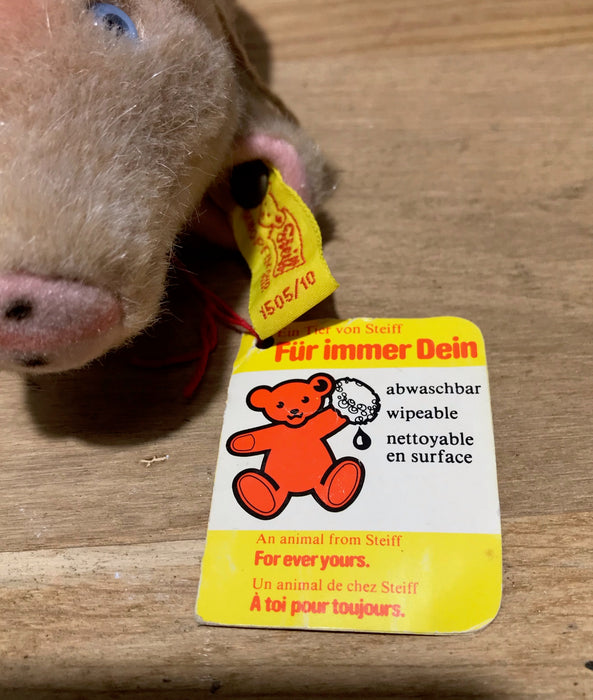 Vintage German Steiff Pig #s10