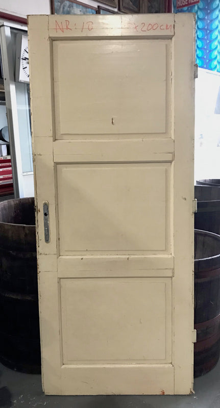 Vintage European Wooden  Door  #4155
