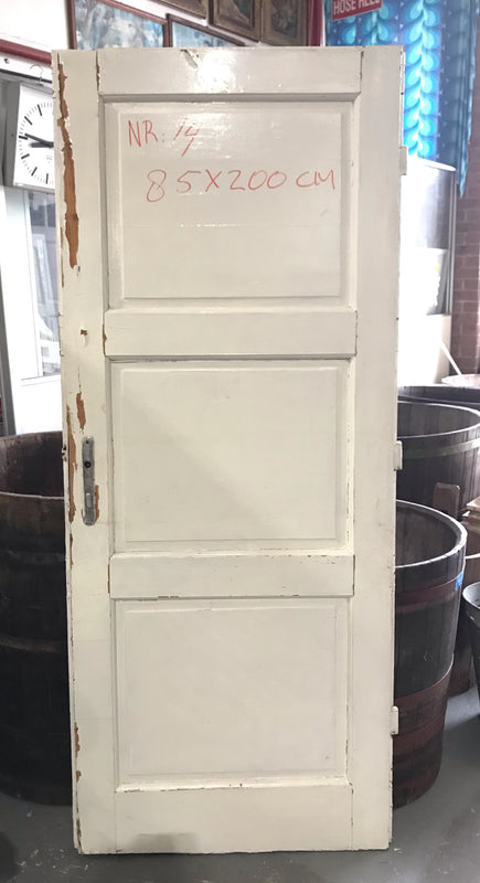 Vintage European Wooden  Door  #4158