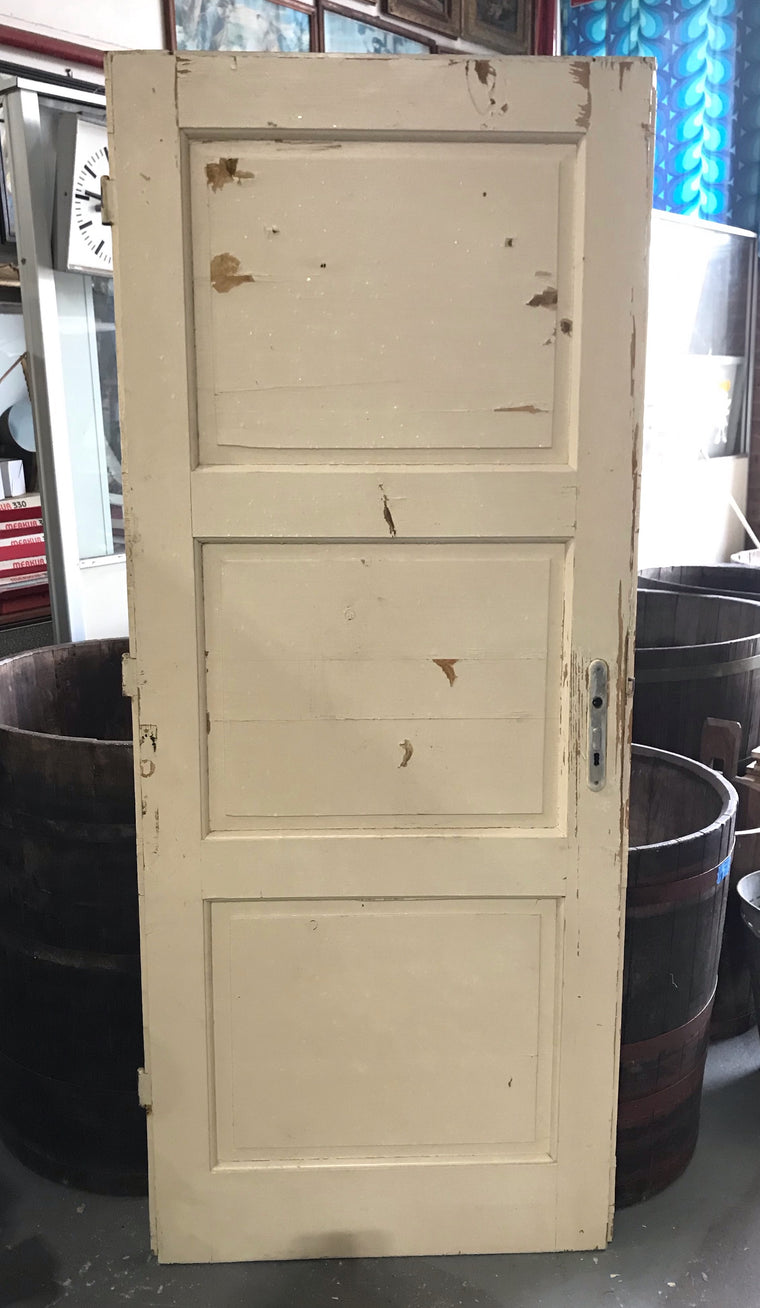 Vintage European Wooden  Door  #4162