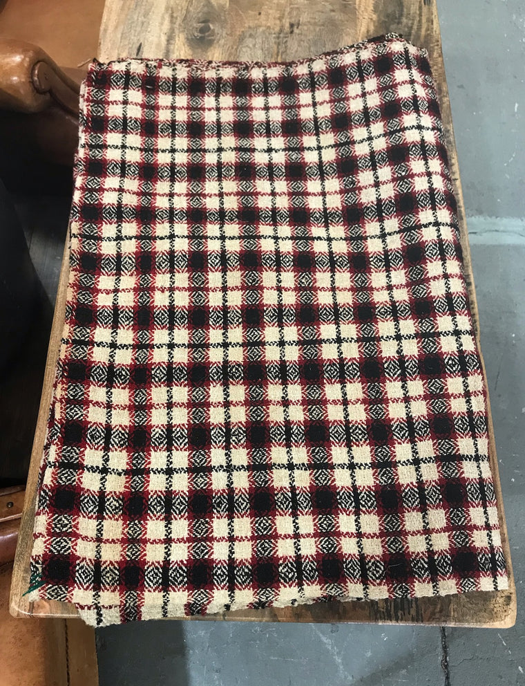 1940s  Ukraine Wool/Linen Throw Blanket   #4222
