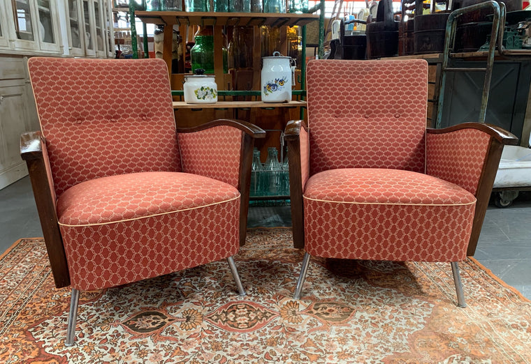 Art Deco Arm Chairs #4462