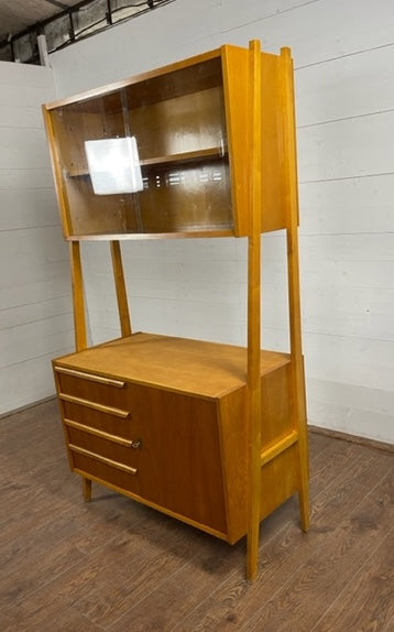 Mid Century  Dispaly Cabinet / Bookcase  #4306