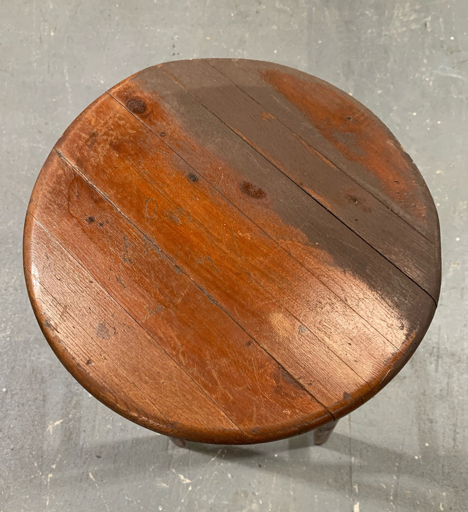 Vintage Wooden Bar Stool 4679 Byron Fossil Vintage Australia