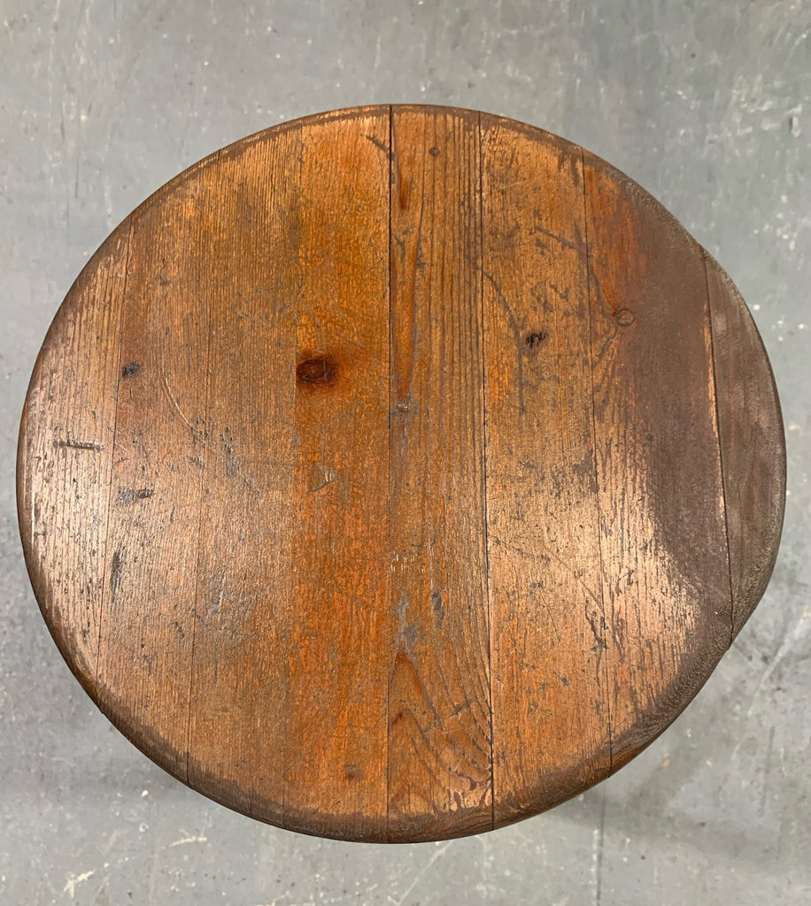 Vintage Wooden Bar Stool 4680 Byron Fossil Vintage Australia