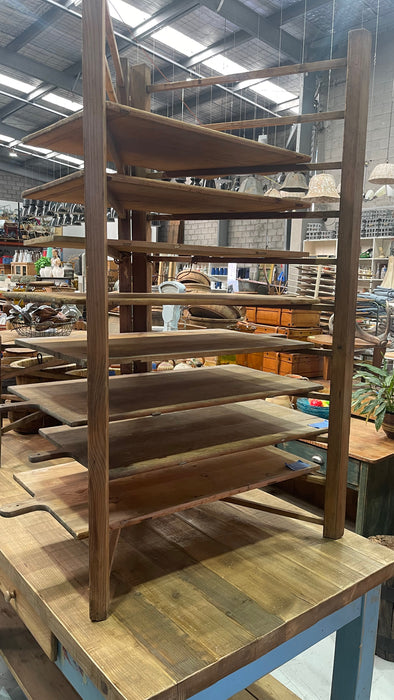Vintage Foldable Wooden  Breadboard Rack  #6891