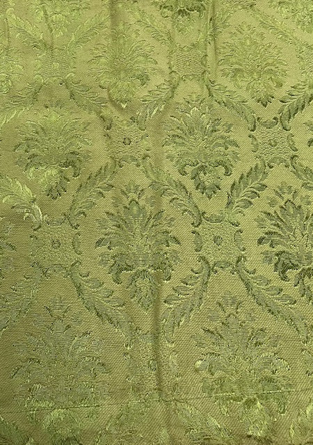 Vintage Green  Damask Curtain/ Fabric  #F551