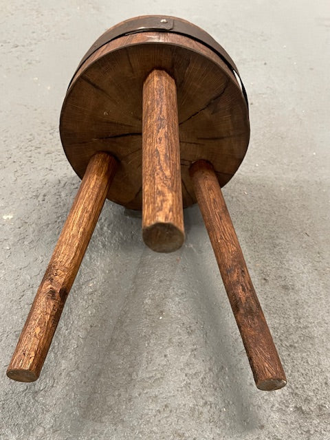 Vintage European Wooden Block Stool #6350a – Fossil Vintage Australia