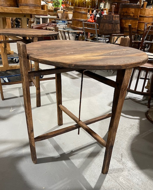 1920s Wooden Foldable Wine Tasting Table  #6371
