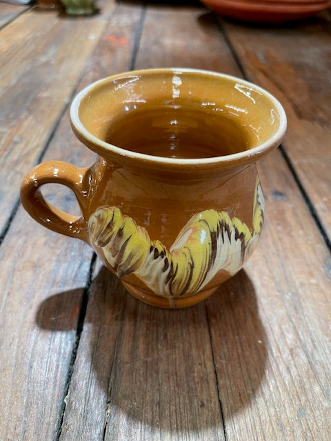 Vintage Hungarian  Glazed Ceramic Small Jug  #6392 Byron