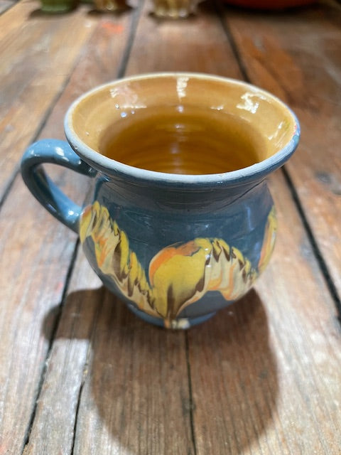 Vintage Hungarian  Glazed Ceramic Small Jug  #6393  Byron