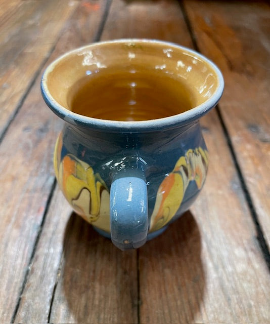 Vintage Hungarian  Glazed Ceramic Small Jug  #6393  Byron