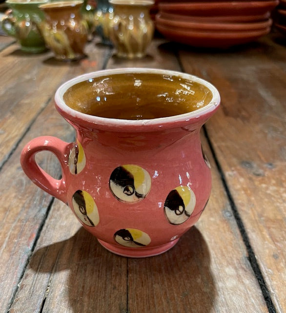 Vintage Hungarian  Glazed Ceramic Small Jug  #6394. Byron