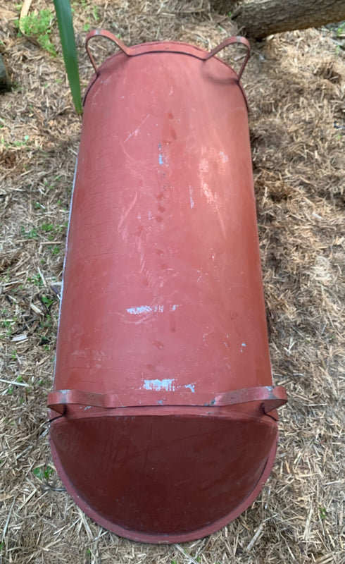 Vintage European Galvanised Bathtub #4835