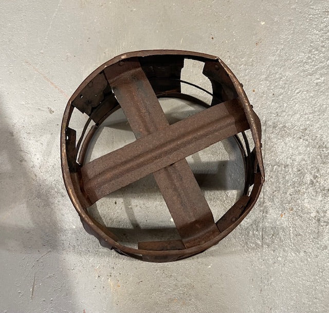Vintage European Metal Crate/ Basket  #6414