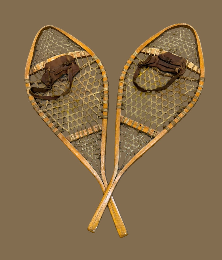 Vintage European   Snow Shoes  #7233