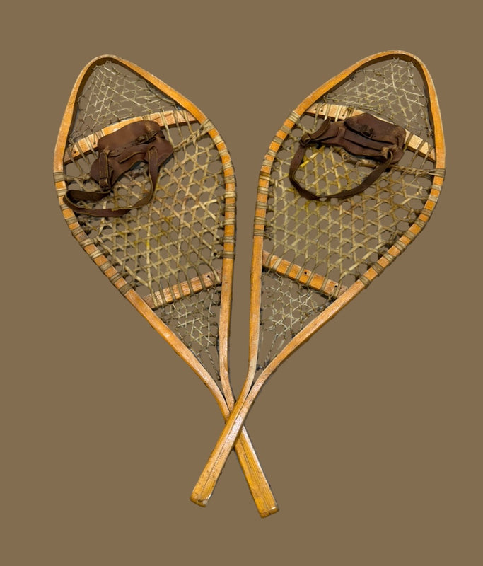 Vintage European   Snow Shoes  #7233