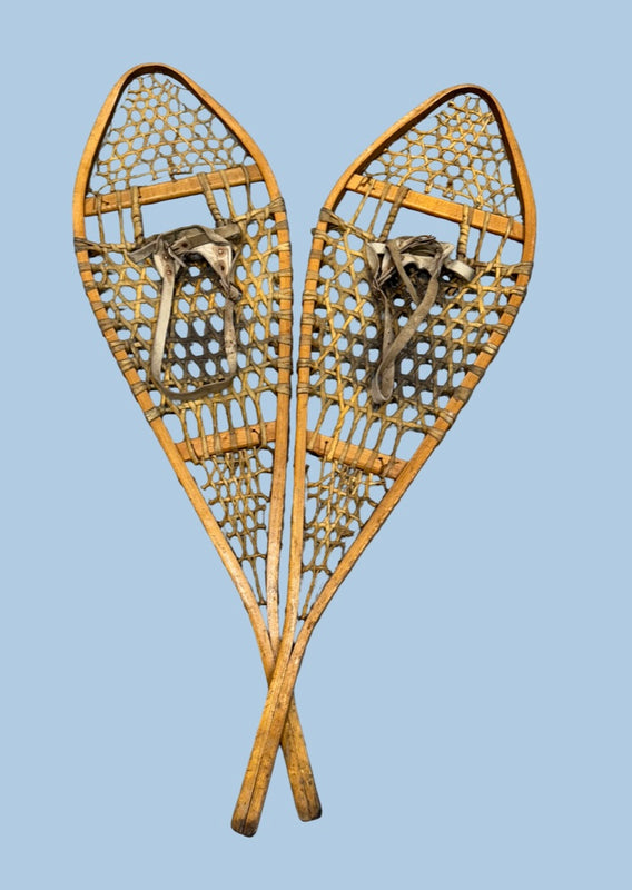 Vintage European   Snow Shoes  #7235
