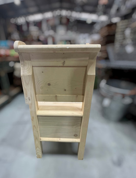 Vintage  Hungarian Box Bench Seat  #7240