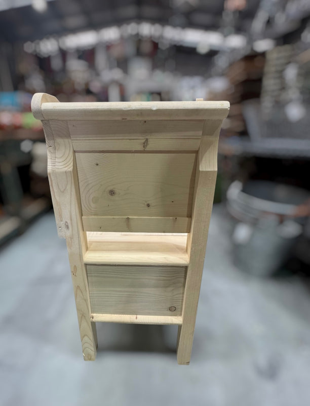 Vintage  Hungarian Box Bench Seat  #7240
