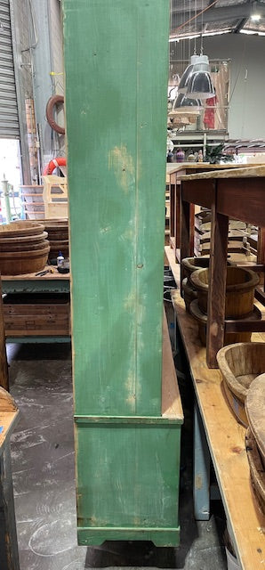 Vintage Wooden Display Cabinet  #7249