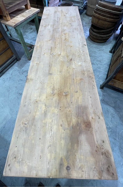 Vintage European Kitchen Farmhouse  Table  #7253