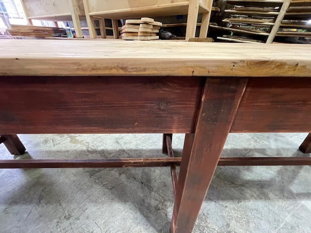 Vintage European Kitchen Farmhouse  Table  #7253