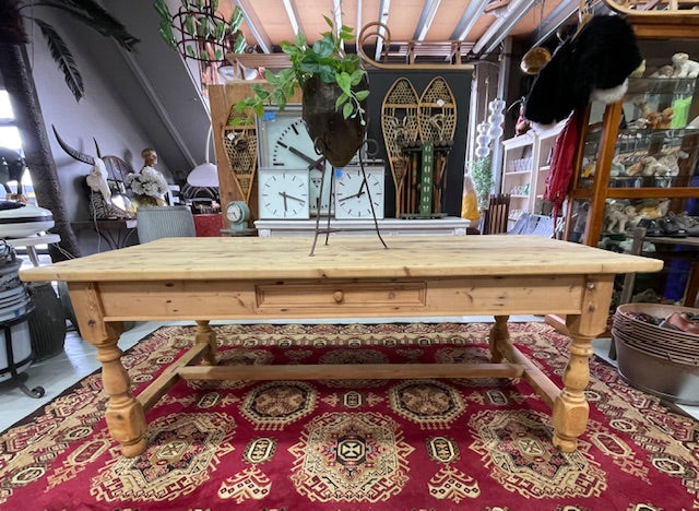 Vintage European Kitchen Farmhouse  Table  #7257