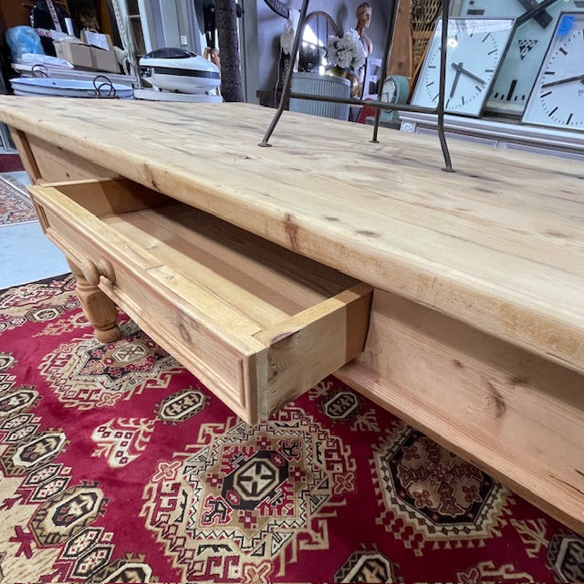 Vintage European Kitchen Farmhouse  Table  #7257