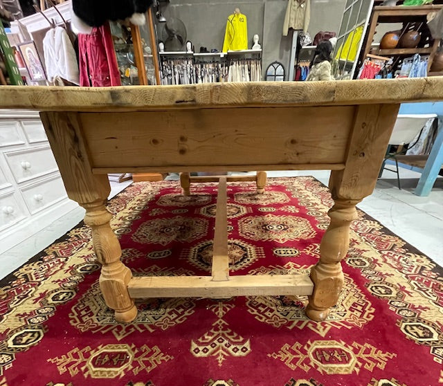 Vintage European Kitchen Farmhouse  Table  #7257