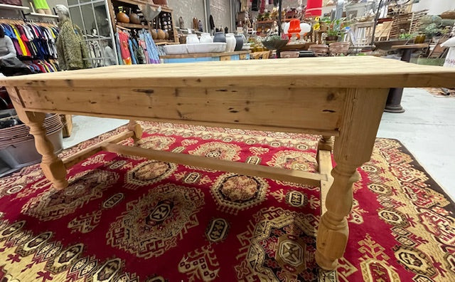 Vintage European Kitchen Farmhouse  Table  #7257