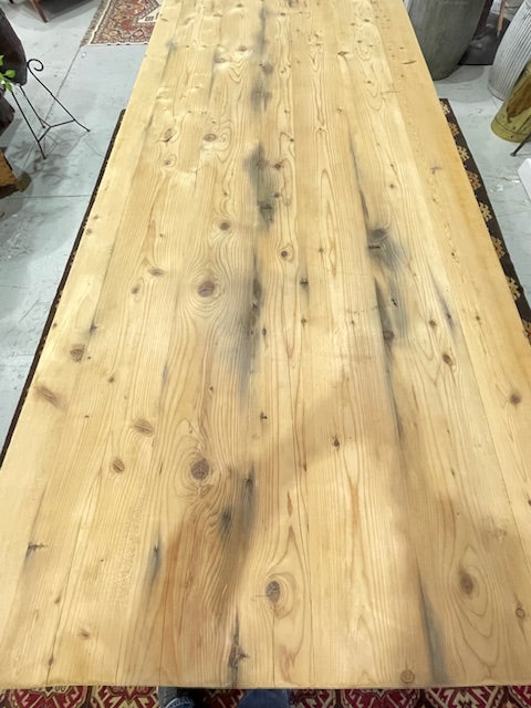 Vintage European Kitchen Farmhouse  Table  #7257
