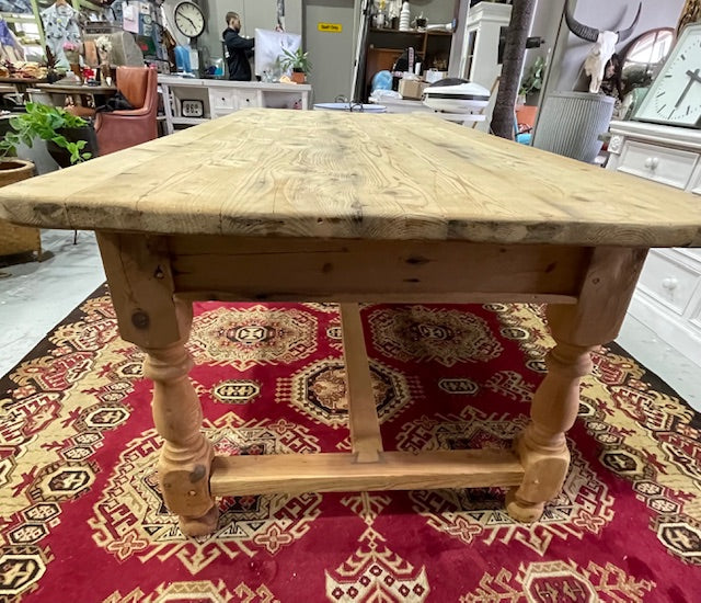 Vintage European Kitchen Farmhouse  Table  #7257