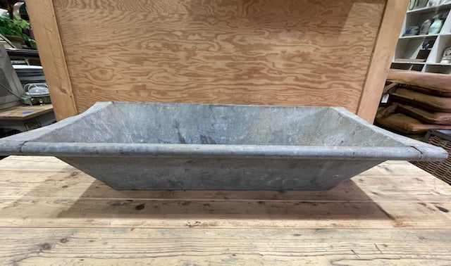 Vintage European Galvanised Laundry Wash Tub #7265