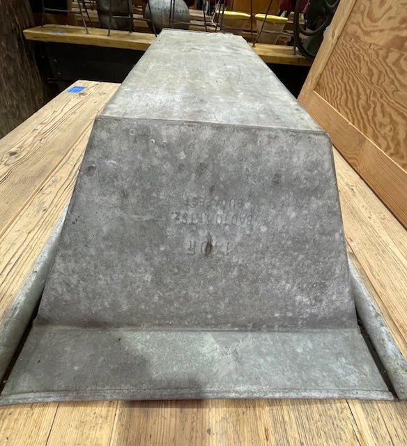 Vintage European Galvanised Laundry Wash Tub #7266